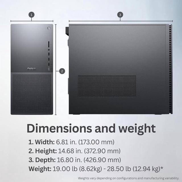 Alt view image 4 of 7 - Dell Tower Plus EBT2250 Desktop PC - Intel Core Ultra 9 285K up to 5.7GHz, 64GB DDR5 RAM, 4TB NVMe SSD, NVIDIA GeForce RTX 4060 8GB GDDR6, Bluetooth, Keyboard & Mouse, Windows 11 Pro