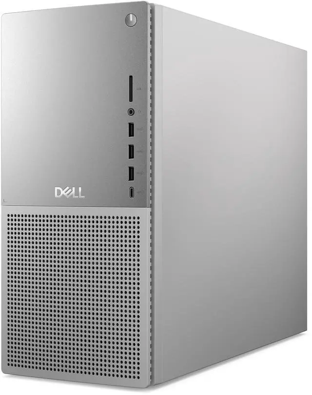 Alt view image 3 of 7 - Dell Tower Plus EBT2250 Desktop PC - Intel Core Ultra 9 285 up to 5.6GHz, 32GB DDR5 RAM, 512GB SSD, NVIDIA GeForce RTX 5060 Ti, Wi-Fi 7, Bluetooth, Keyboard & Mouse, Windows 11 Pro - Platinum Silver
