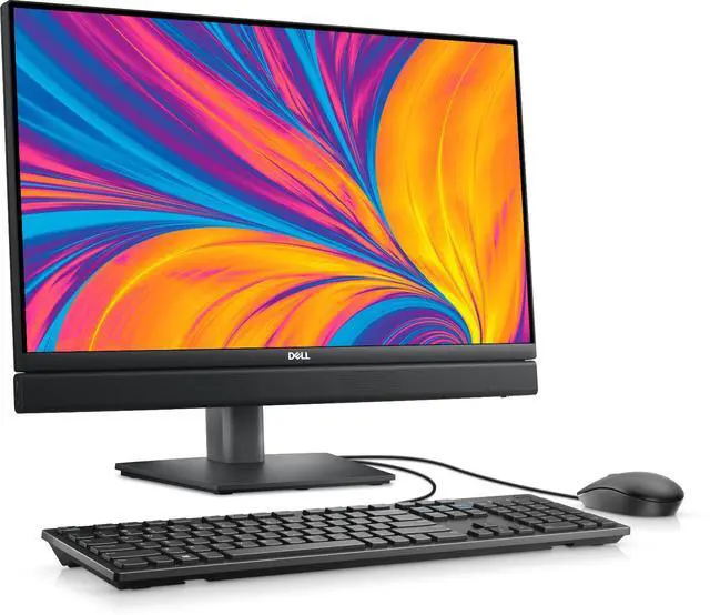 Alt view image 2 of 7 - Dell Pro 24 All-in-One QC24251 Desktop Computer, 23.8" FHD Touchscreen - Intel Core i5-14500T up to 4.8 GHz, 16GB DDR5 RAM, 512GB NVMe SSD, Intel UHD Graphics, FHD Webcam, HD Audio, Windows 11 Pro