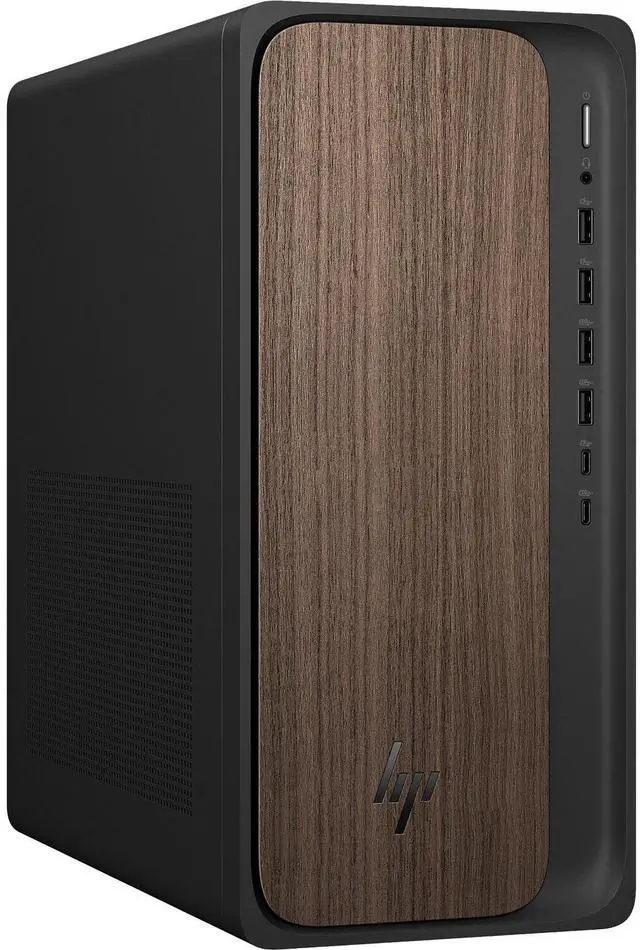 Main image of HP OmniDesk M03 AI Desktop PC  Intel Core Ultra 7 265 up to 5.30GHz, 128GB DDR5 RAM, 8TB NVMe SSD, NVIDIA GeForce RTX 5060Ti 16GB, Bluetooth 5.4, Windows 11 Home, Wireless Keyboard & Mouse, Dark Wood