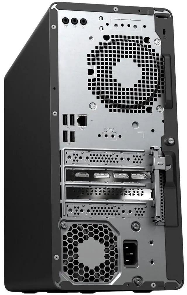 Alt view image 4 of 7 - HP OmniDesk M03 AI Desktop PC  Intel Core Ultra 7 265 up to 5.30GHz, 128GB DDR5 RAM, 8TB NVMe SSD, NVIDIA GeForce RTX 5060Ti 16GB, Bluetooth 5.4, Windows 11 Home, Wireless Keyboard & Mouse, Dark Wood