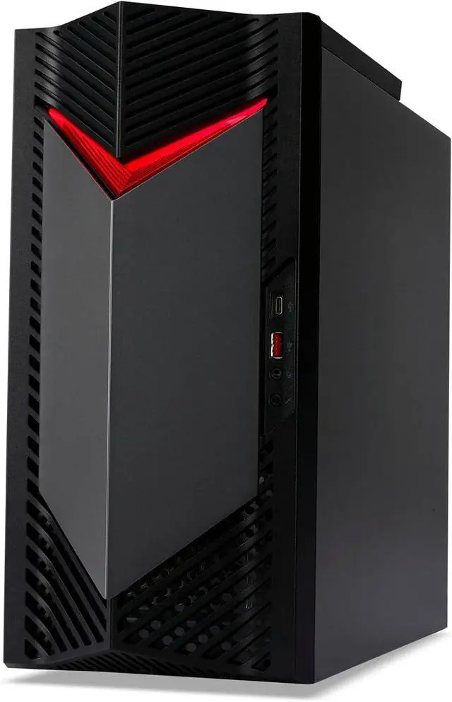 Alt view image 3 of 7 - Acer Nitro 50 N50 Gaming Desktop Computer - 14th Gen Intel Core i7-14700KF up to 5.6 GHz Processor, 96GB DDR5 RAM, 512GB PCIe SSD, NVIDIA GeForce RTX 5060, DTS X Ultra Audio, WiFi 6E, Windows 11 Pro