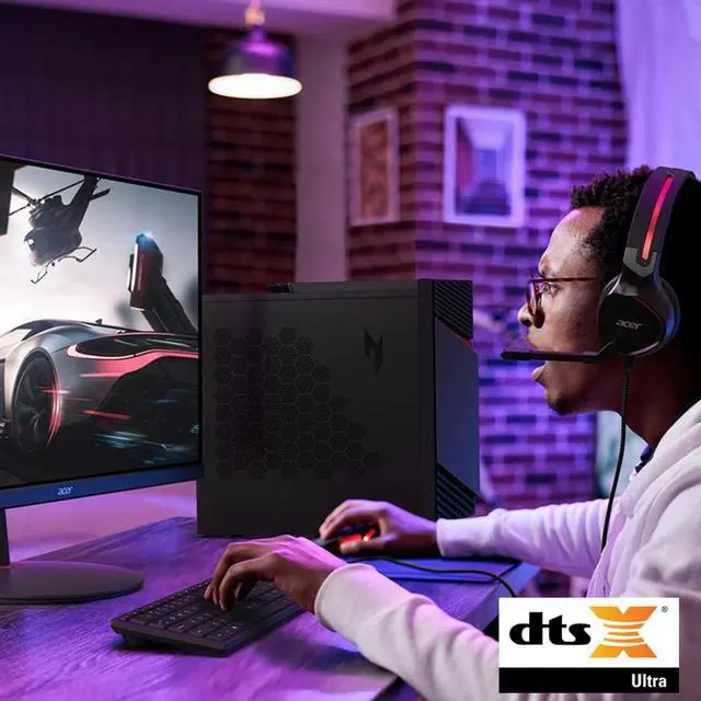 Alt view image 7 of 7 - Acer Nitro 50 N50 Gaming Desktop Computer - 14th Gen Intel Core i7-14700KF up to 5.6 GHz Processor, 96GB DDR5 RAM, 512GB PCIe SSD, NVIDIA GeForce RTX 5060, DTS X Ultra Audio, WiFi 6E, Windows 11 Pro