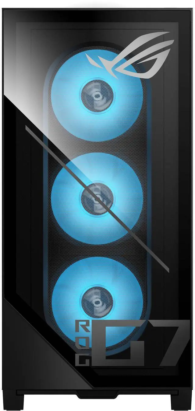 Alt view image 2 of 7 - ASUS ROG G700 Gaming Desktop PC - Intel Core Ultra 7 265KF Processor, 8TB NVMe SSD, 64GB RAM, NVIDIA GeForce RTX 5060Ti 16GB, Liquid Cooling, RGB Lighting, Backlight Keyboard & Mouse, Windows 11 Home