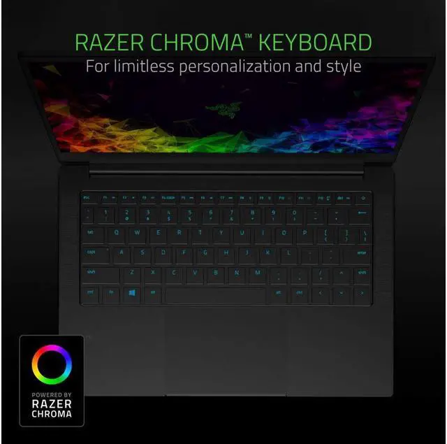 Alt view image 5 of 5 - Razer Blade - 15.6" GeForce GTX 1070 - Intel Core i7-8750H  - 16GB Memory - 512 GB NVMe SSD - Windows 10 Home 64-Bit - Gaming Laptop - 144 Hz IPS (RZ09-02386E92-R3U1 )