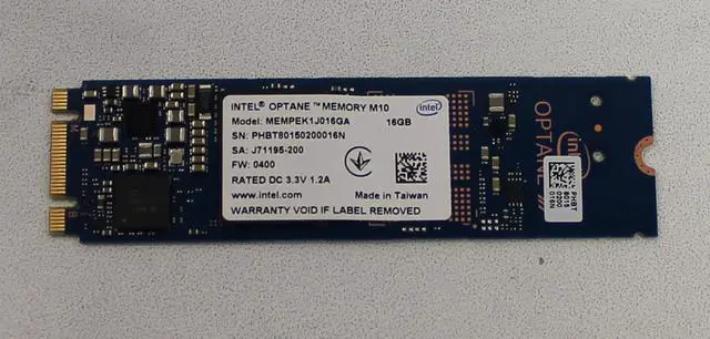Main image of MEMPEK1J016GA MSI INTEL SSD 16GB DC 3.3V 1.2A SOLID STATE DRIVE GV62 8RD-200 REPLACEMENT
