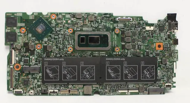Alt view image 5 of 18 - Dell OEM Inspiron 7590 2-in-1 Motherboard System Board Core Motherboard X8Y3N