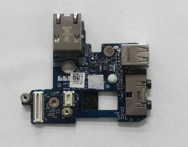 Alt view image 2 of 4 - Dell OEM Latitude E6410 Audio Ports USB RJ-45 Circuit Board for Discrete  KHKG5
