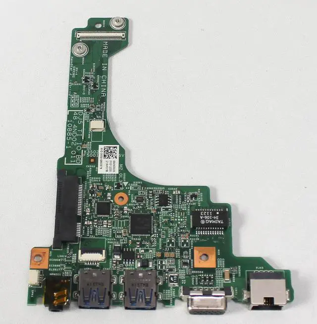 Alt view image 3 of 4 - Dell OEM Vostro V131 USB VGA Audio RJ-45 Ports Right-Side IO Circuit Board RX7N5