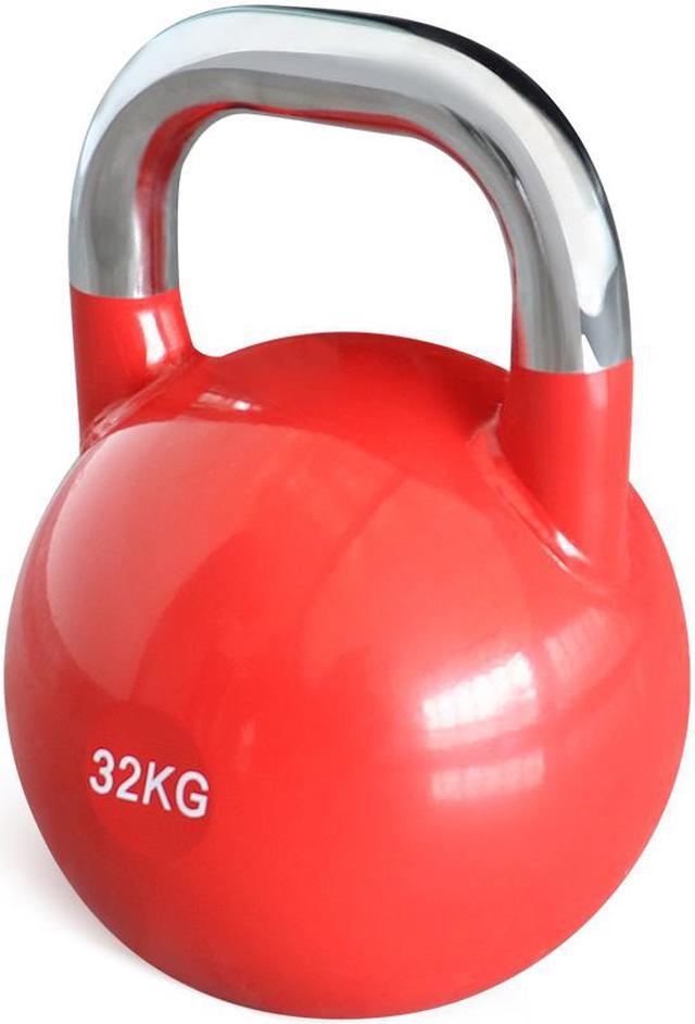 PRISP Competition Kettlebell Weight - Pro Grade Heavy Duty Cast Steel, Red Weight Training & Home Gyms Newegg.com