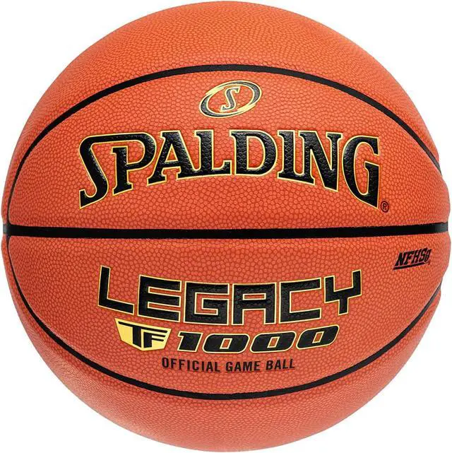 Main image of Spalding TF1000 Legacy Indoor Basketball - NFHS Approved Composite Basketball, Intermediate Size 6 (28.5)
