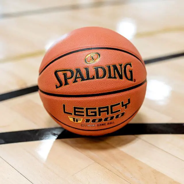 Alt view image 5 of 5 - Spalding TF1000 Legacy Indoor Basketball - NFHS Approved Composite Basketball, Intermediate Size 6 (28.5)