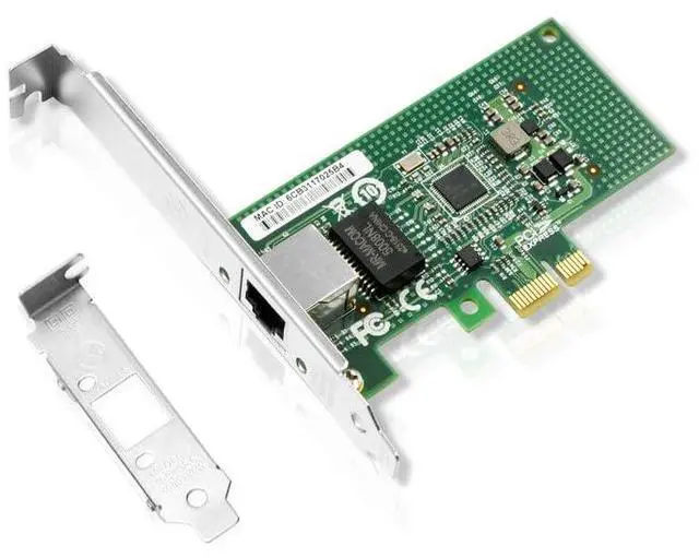 Main image of Gigabit Network Card Single Ports RJ45 Copper Ethernet Adapter,with Intel I210 Chipset,PCI-Express v2.1x1 NIC Support Windows Server/Freebsd/VMware Compare to I210-T1