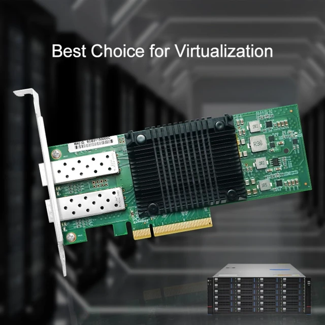 Alt view image 4 of 4 - PCIe x8 Dual-port 25G SFP28 Ethernet Network Adapter (1ntel E810)