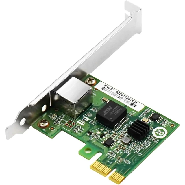 Alt view image 2 of 4 - PCIe x1 2.5G Single Port Ethernet Network Adapter