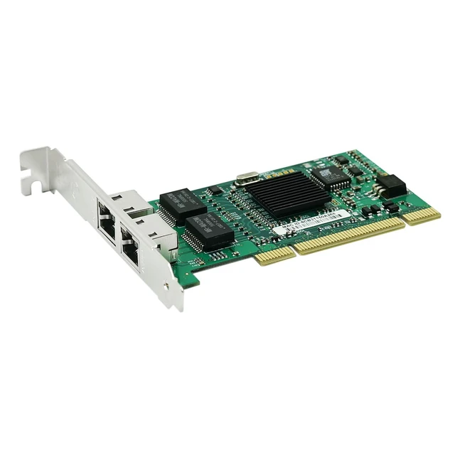 Alt view image 4 of 5 - PCI x32 Dual Port Gigabit Ethernet Network Adapter (1ntel 82546)