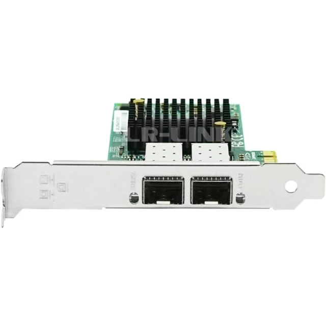 Alt view image 2 of 5 - PCIe x1 Dual-port 100M SFP Ethernet Network Adapter (1ntel 82580)