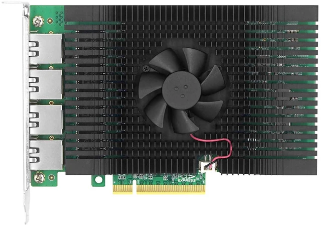 Main image of PCIe3.0 x8 Quad-port 10G Vision Frame Grabber Card (Marvell AQC113 Based)