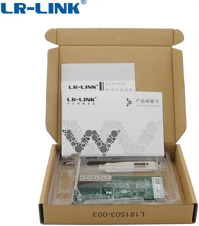 Alt view image 5 of 6 - LR-LINK PCI Express x1 Gigabit single port Fiber Ethernet Desktop Adapter on Intel I210 chipset