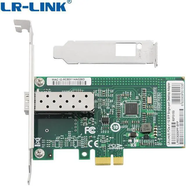 Main image of LR-LINK PCI Express x1 Gigabit single port Fiber Ethernet Desktop Adapter on Intel I210 chipset