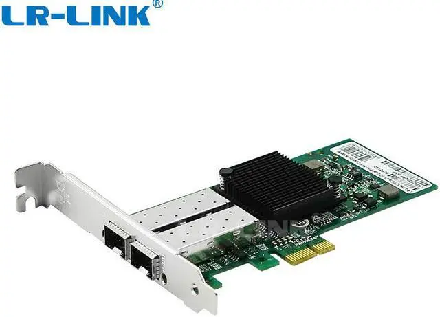 Alt view image 4 of 6 - LR-LINK LREC9252PF-2SFP PCIe x1 2-port Gigabit Fiber Desktop Network Adapter Card