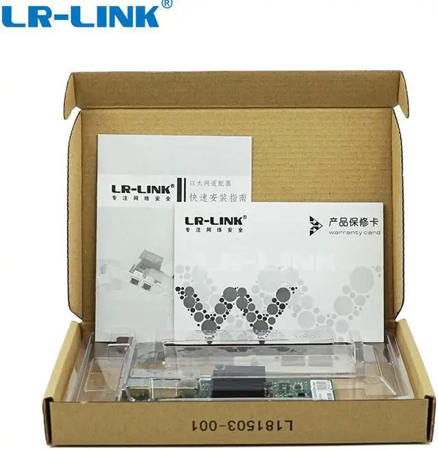 Alt view image 5 of 6 - LR-LINK LREC9252PF-2SFP PCIe x1 2-port Gigabit Fiber Desktop Network Adapter Card