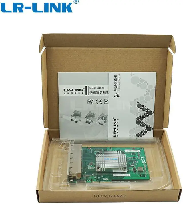 Alt view image 5 of 7 - LR-LINK LRES2006PT 6-Port PCIe 10/100/1000 Mbps Copper Ethernet Network Adapter Card
