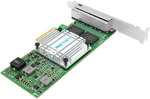 Alt view image 4 of 7 - LR-LINK 9714HT PCIe x4 Quad-port Gigabit Copper Ethernet Network Adapter ( Intel I350 Based)