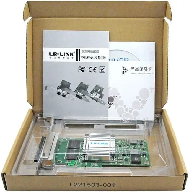 Alt view image 6 of 7 - LR-LINK 9714HT PCIe x4 Quad-port Gigabit Copper Ethernet Network Adapter ( Intel I350 Based)