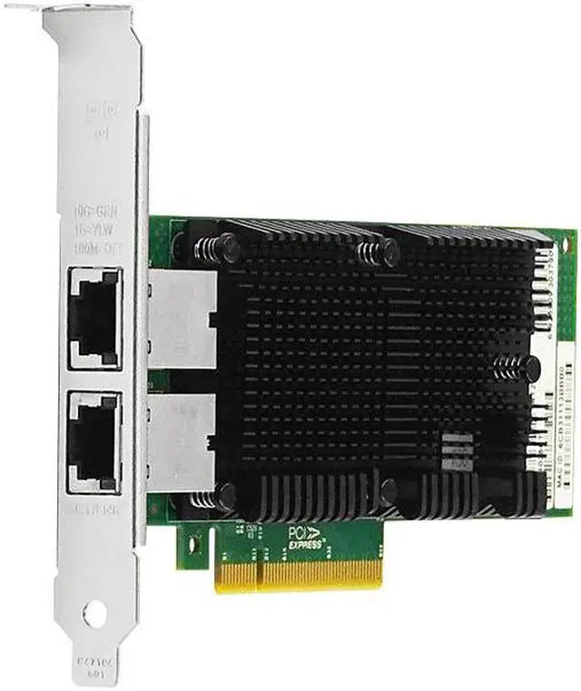 Alt view image 3 of 6 - 10Gb PCI-E NIC Network Card for Intel X550-T2, Dual RJ45 Port, with Intel Intel X550 Controller, 10G PCI Express LAN Adapter Support Windows Server/Linux/VMware