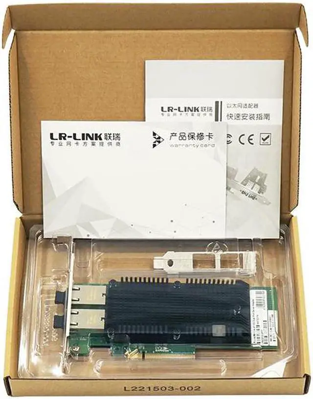 Alt view image 6 of 6 - 10Gb PCI-E NIC Network Card for Intel X550-T2, Dual RJ45 Port, with Intel Intel X550 Controller, 10G PCI Express LAN Adapter Support Windows Server/Linux/VMware