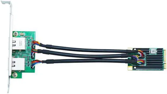 Alt view image 2 of 5 - LR-LINK 2217PT Mini PCIe Duad-port Gigabit Ethernet Network Adapter (Intel I350 Chip Based)