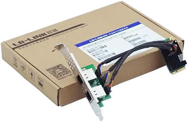 Alt view image 4 of 5 - LR-LINK 2217PT Mini PCIe Duad-port Gigabit Ethernet Network Adapter (Intel I350 Chip Based)
