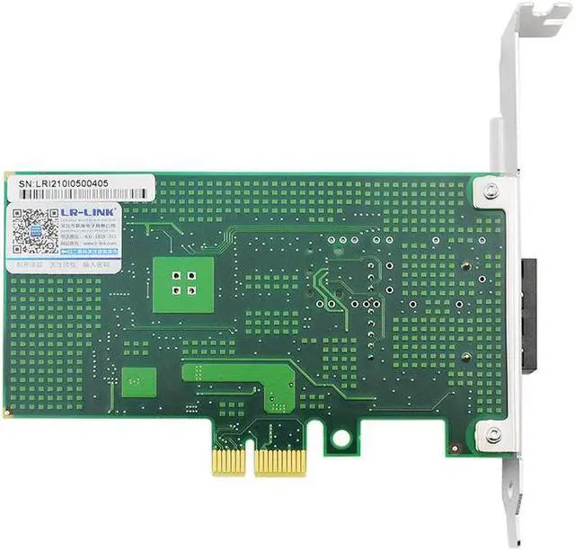 Alt view image 5 of 6 - LR-LINK 6230PF PCle x1 1000BASE Desktop Fiber Ethernet Adapter (Intel l210IS Based)
