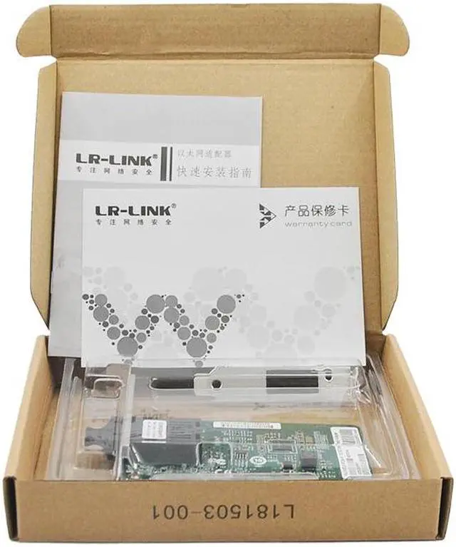 Alt view image 6 of 6 - LR-LINK 6230PF PCle x1 1000BASE Desktop Fiber Ethernet Adapter (Intel l210IS Based)