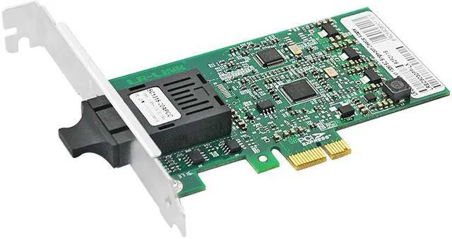 Alt view image 2 of 5 - LR-LINK 9030PF-LX PCIex1 Network Card 100Mbps SC Port Single-mode Fiber NIC (Intel 82574 Based)