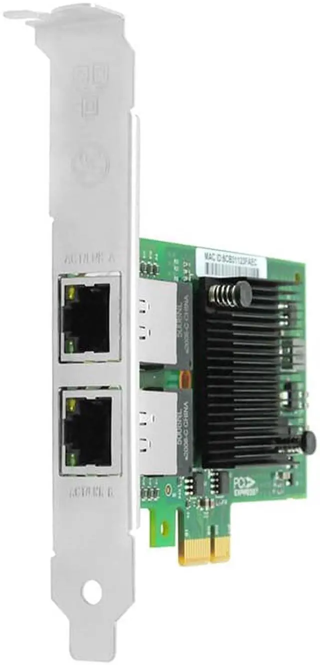 Alt view image 3 of 6 - LR-LINK 9222HT PCI Express x1 Dual Copper Port 10/100/1000Mbps Ethernet Network Card