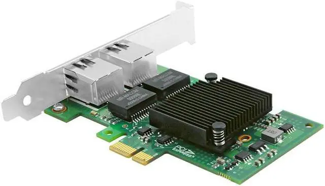 Alt view image 4 of 6 - LR-LINK 9222HT PCI Express x1 Dual Copper Port 10/100/1000Mbps Ethernet Network Card