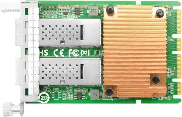 Alt view image 5 of 7 - LR-LINK OCP3.0 100GB network card NIC Compatible for Intel E810-CAM2,Dual QSFP28 Port Ethernet card,100G LAN Adapter Support Windows Server/Windows, Linux, Vmware Intel E810-CAM2(2*QSFP28))