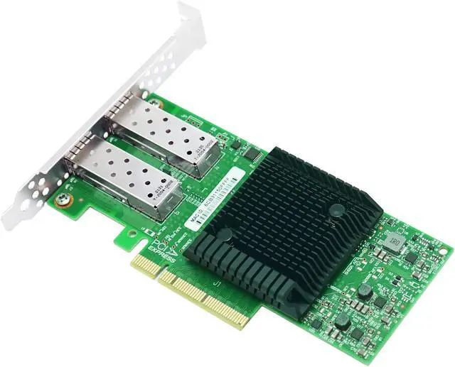 Alt view image 3 of 5 - LR-LINK 25gb PCIe Nerwork card NIC Compatible for Mellanox MCX4121A,Dual SFP+ Port Ethernet card,25G LAN Adapter Support Windows Server/Windows, Linux, Vmware