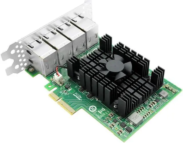 Alt view image 5 of 5 - LR-LINK 1GB PCIE network card NIC Compatible for Intel I350AM4*2, 8*RJ45 Port Ethernet card,1G LAN Adapter Support Windows Server/Windows, Linux, Vmware 8-Port Gigabit