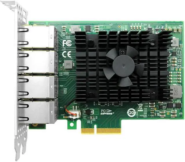 Alt view image 2 of 5 - LR-LINK 1GB PCIE network card NIC Compatible for Intel I350AM4*2, 8*RJ45 Port Ethernet card,1G LAN Adapter Support Windows Server/Windows, Linux, Vmware 8-Port Gigabit