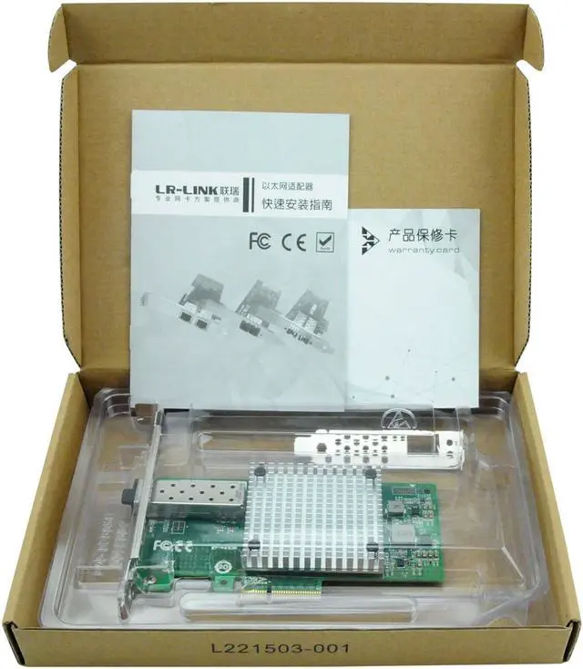 Alt view image 7 of 7 - LR-LINK 1016PF-SFP+  10Gb PCI-E NIC Network Card, PCI Express  Ethernet Card LAN Adapter Support Windows Server/Windows/Linux/ESX Intel 82599 Chip Based