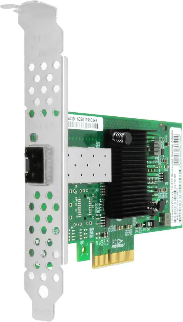 Alt view image 2 of 2 - LR-LINK 9710HF-SFP 1G PCI-E X4 NIC Network Card Gigabit Fiber Optic Server LAN Adapter Support Windows Server /Windows/Linux SLES/VMvare with Intel I350AM2