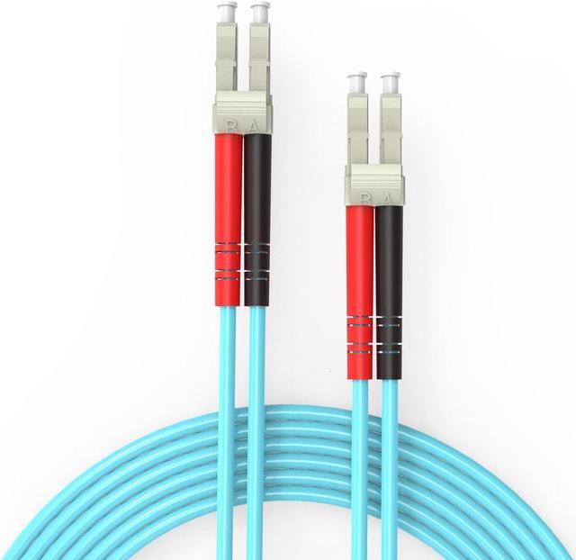Main image of LR-LINK 50m Fiber Patch Cable with LC to LC Multimode Duplex Fiber Optic Jumper Cord Universal Compatibility for 10G Fiber Transceiver High-Speed Data Transfer