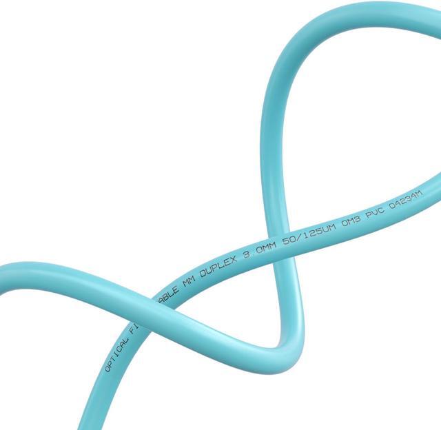 Alt view image 6 of 7 - LR-LINK 50m Fiber Patch Cable with LC to LC Multimode Duplex Fiber Optic Jumper Cord Universal Compatibility for 10G Fiber Transceiver High-Speed Data Transfer