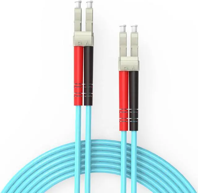 Main image of LR-LINK 50m Fiber Patch Cable with LC to LC Multimode Duplex Fiber Optic Jumper Cord Universal Compatibility for 10G Fiber Transceiver High-Speed Data Transfer