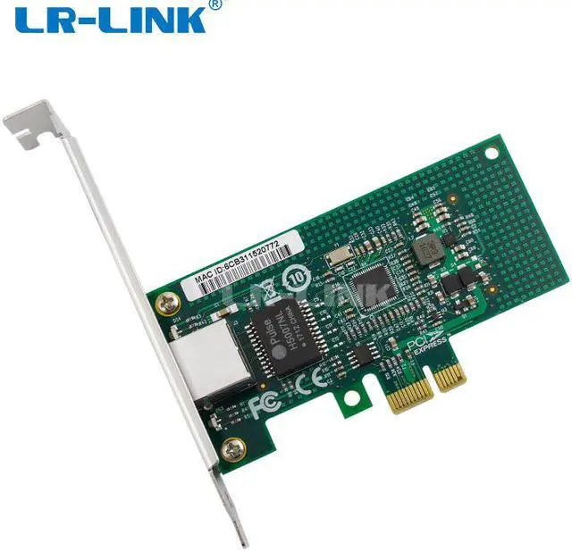 Alt view image 2 of 7 - LR-LINK Intel I210 Chipset PCIe x1 RJ45 Port Network Interface Card Compatible Intel I210-T1