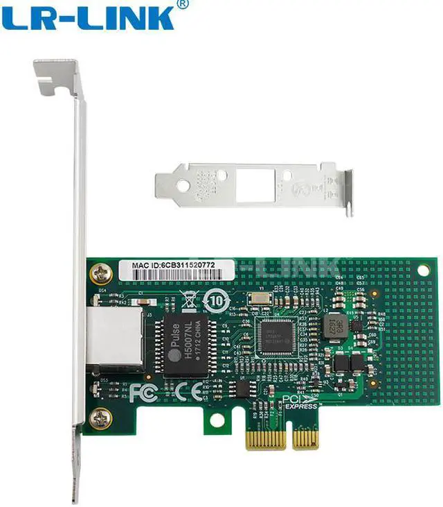 Alt view image 4 of 7 - LR-LINK Intel I210 Chipset PCIe x1 RJ45 Port Network Interface Card Compatible Intel I210-T1