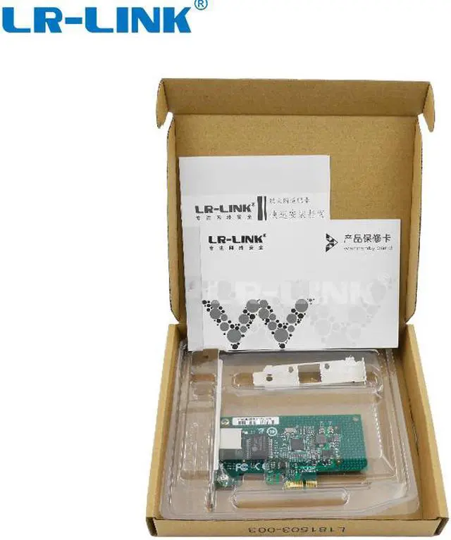Alt view image 6 of 7 - LR-LINK Intel I210 Chipset PCIe x1 RJ45 Port Network Interface Card Compatible Intel I210-T1